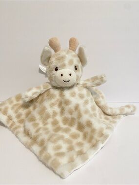 Dream Gro Giraffe Lovey White Tan Animal Security Blanket Grow Toy Boy Girl Soft